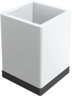 Стакан Boheme Qubic 10961-B чёрный матовый