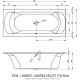 Акриловая ванна Riho Linares Plug and Play B141010005 R 170х75см белый
