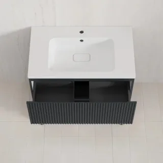 Напольная тумба под раковину Style Line Марокко Plus ЛС-00002500 80 см графит