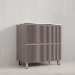 Напольная тумба под раковину Style Line Марокко Plus ЛС-00002502 80 см тауп тёмный