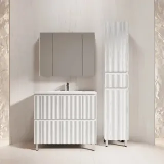 Напольная тумба под раковину Style Line Марокко Plus ЛС-00002503 90 см белый матовый