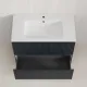 Напольная тумба под раковину Style Line Марокко Plus ЛС-00002504 90 см графит