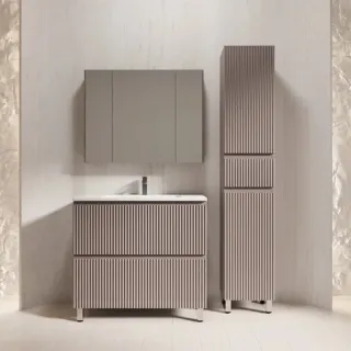 Напольная тумба под раковину Style Line Марокко Plus ЛС-00002506 90 см тауп тёмный