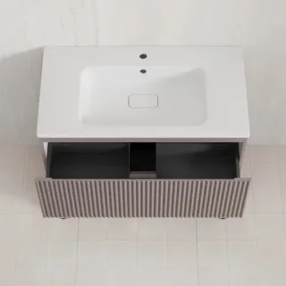 Напольная тумба под раковину Style Line Марокко Plus ЛС-00002506 90 см тауп тёмный