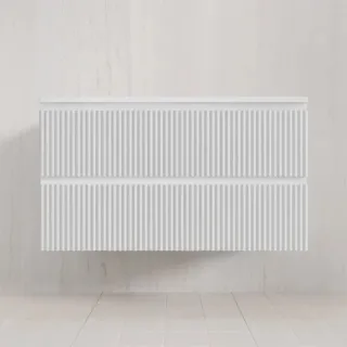 Подвесная тумба под раковину Style Line Марокко Plus ЛС-00002487 100 см белый матовый
