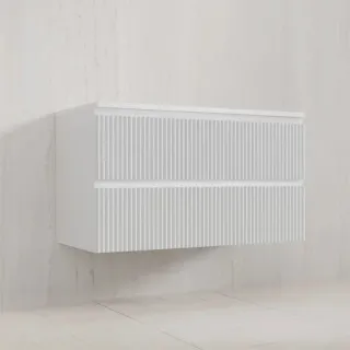 Подвесная тумба под раковину Style Line Марокко Plus ЛС-00002487 100 см белый матовый