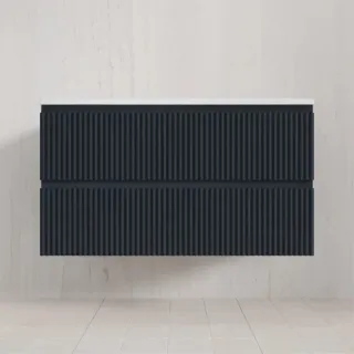 Подвесная тумба под раковину Style Line Марокко Plus ЛС-00002488 100 см графит