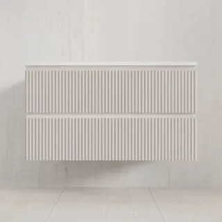 Подвесная тумба под раковину Style Line Марокко Plus ЛС-00002489 100 см крем