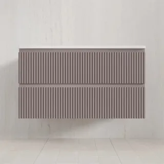 Подвесная тумба под раковину Style Line Марокко Plus ЛС-00002490 100 см тауп тёмный