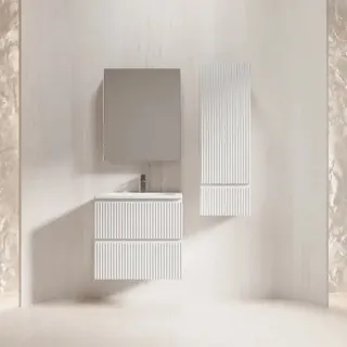 Подвесная тумба под раковину Style Line Марокко Plus ЛС-00002471 60 см белый матовый