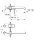 Cмеситель для раковины GROHE Essence 19967GL1 золото