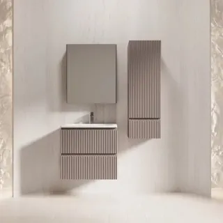 Подвесная тумба под раковину Style Line Марокко Plus ЛС-00002474 60 см тауп тёмный