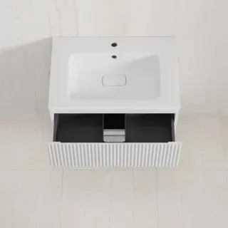 Подвесная тумба под раковину Style Line Марокко Plus ЛС-00002475 70 см белый матовый