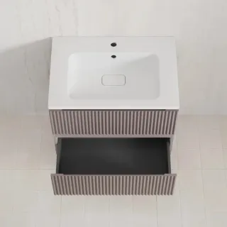Подвесная тумба под раковину Style Line Марокко Plus ЛС-00002478 70 см тауп тёмный