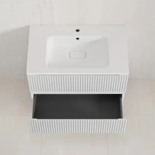 Подвесная тумба под раковину Style Line Марокко Plus ЛС-00002479 80 см белый матовый