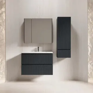 Подвесная тумба под раковину Style Line Марокко Plus ЛС-00002480 80 см графит