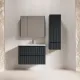 Подвесная тумба под раковину Style Line Марокко Plus ЛС-00002480 80 см графит