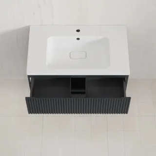 Подвесная тумба под раковину Style Line Марокко Plus ЛС-00002480 80 см графит