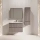 Подвесная тумба под раковину Style Line Марокко Plus ЛС-00002482 80 см тауп тёмный