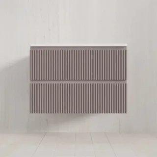 Подвесная тумба под раковину Style Line Марокко Plus ЛС-00002482 80 см тауп тёмный