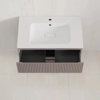 Подвесная тумба под раковину Style Line Марокко Plus ЛС-00002482 80 см тауп тёмный