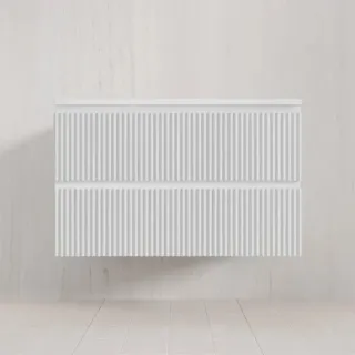 Подвесная тумба под раковину Style Line Марокко Plus ЛС-00002483 90 см белый матовый