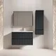 Подвесная тумба под раковину Style Line Марокко Plus ЛС-00002484 90 см графит
