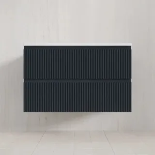 Подвесная тумба под раковину Style Line Марокко Plus ЛС-00002484 90 см графит