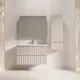 Подвесная тумба под раковину Style Line Марокко Plus ЛС-00002485 90 см крем