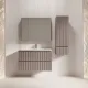 Подвесная тумба под раковину Style Line Марокко Plus ЛС-00002486 90 см тауп тёмный