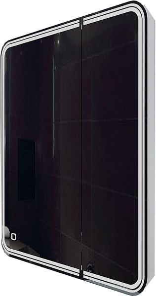 Зеркало-шкаф с подсветкой Art&Max Verona левый 80см белый AM-Ver-700-800-2D-L-DS-F Зеркало-шкаф с подсветкой Art&Max Verona левый 80см белый AM-Ver-700-800-2D-L-DS-F