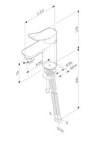 Смеситель для раковины Am Pm X-Joy F85A02133