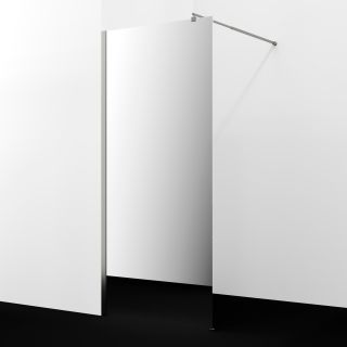 Душевая перегородка WasserKRAFT Rur 30W39BN-MR 90 см профиль никель стекло зеркальное