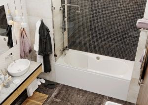 Акриловая ванна VagnerPlast Briana VPBA185BRI2X-04 185x90см белый