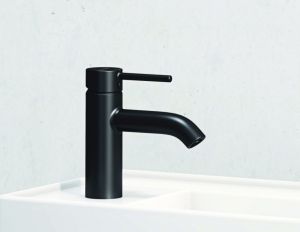Смеситель для раковины Kludi Bozz чёрный матовый 382723976