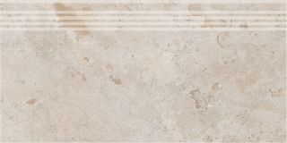 Ступень Kerama Marazzi DD205420R\GR Про Лаймстоун бежевый темный натуральный обрезной 30x60x0,9