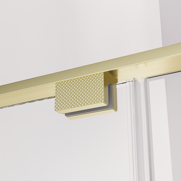 Душевая дверь распашная Veconi Premium Alassio G, 1500х2000, брашированное золото, стекло прозрачное осветленное Душевая дверь распашная Veconi Premium Alassio G, 1500х2000, брашированное золото, стекло прозрачное осветленное