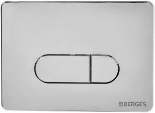 Комплект Berges 4в1 043201: инсталляция NOVUM525 кнопка D3 хром глянец унитаз EGO XL Rimless сиденье Toma Slim SO