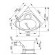 Акриловая ванна VagnerPlast Athena VPBA150ATH3E-04 150см белый