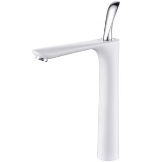 Смеситель для накладной раковины D&K Venice Baciano белый DA1032056