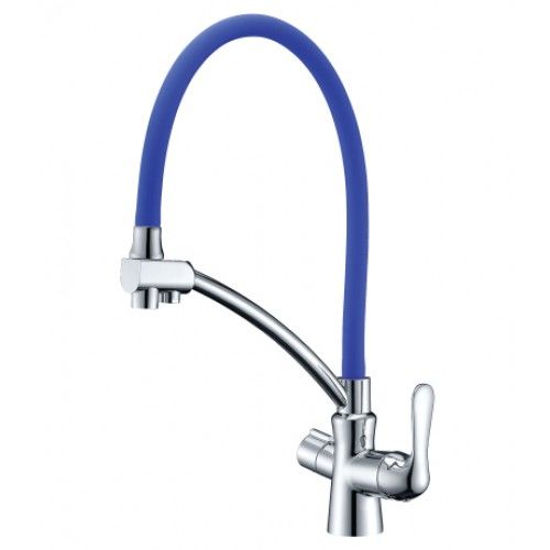 Смеситель для кухонной мойки Lemark Comfort (LM3070C-Blue)