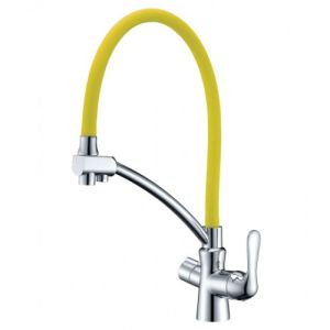 Смеситель для кухонной мойки Lemark Comfort (LM3070C-Orange)