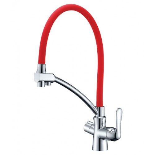 Смеситель для кухонной мойки Lemark Comfort (LM3070C-Red)
