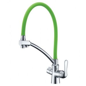 Смеситель для кухонной мойки Lemark Comfort (LM3070C-Green)
