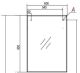 Зеркало Акватон Лиана 60см 1A162602LL010