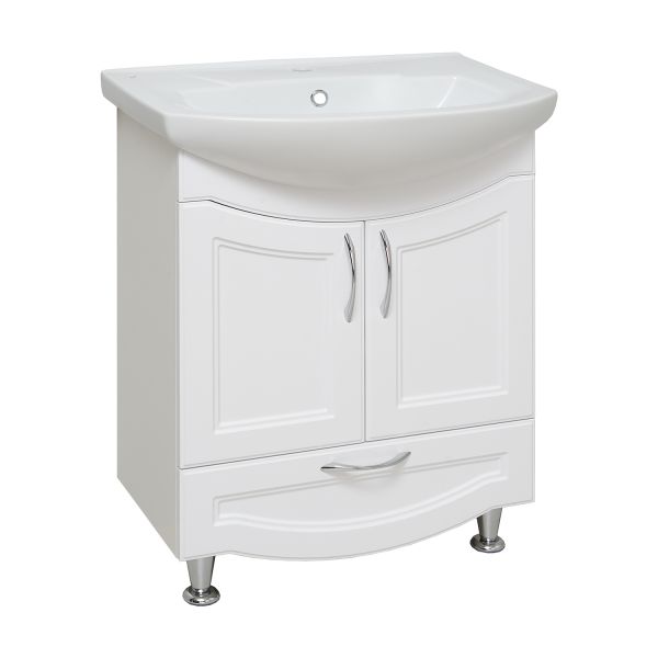 Тумба под раковину Runo  (под умывальник Элеганс 65) Неаполь 65 (00-00001033)