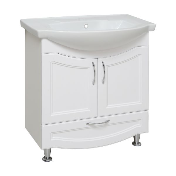 Тумба под раковину Runo  (под умывальник Элеганс 75) Неаполь 75 (00-00001034)