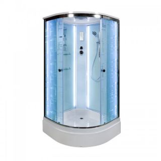 Душевая кабина Deto ЕМ2710 LED 100х100х220 см Душевая кабина Deto ЕМ2710 LED 100х100х220 см