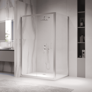 Душевой уголок RGW PA-142 PA-21+Z-050-5 060814229-11 120x90 см профиль хром стекло прозрачное