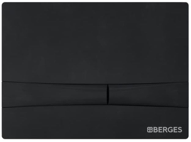 Инсталляция для унитаза Berges Novum F5 с кнопкой soft touch чёрный 040255